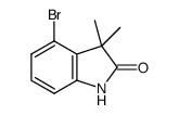 4-Bromo-3,3-dimethylindolin-2-one Structure