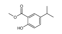 Benzoic acid, 2-hydroxy-5-(1-methylethyl)-, methyl ester结构式