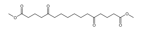 5,12-dioxo-hexadecanedioic acid dimethyl ester Structure