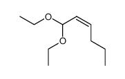 1,1-Diethoxy-(Z)-2-hexen结构式