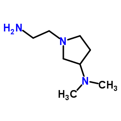 1-(2-Aminoethyl)-N,N-dimethyl-3-pyrrolidinamine Structure