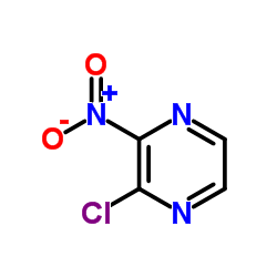 2-Chloro-3-nitropyrazine Structure