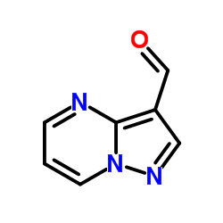 吡唑并[1,5-a]嘧啶-3-甲醛结构式