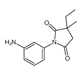 1-(3-aminophenyl)-3-ethyl-3-methylpyrrolidine-2,5-dione结构式