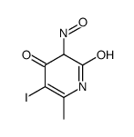 5-iodo-6-methyl-3-nitroso-1H-pyridine-2,4-dione结构式