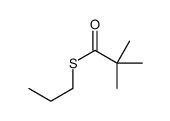S-propyl 2,2-dimethylpropanethioate Structure