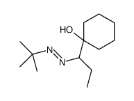 1-[1-(tert-butyldiazenyl)propyl]cyclohexan-1-ol Structure