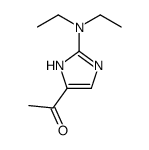 1-[2-(diethylamino)-1H-imidazol-5-yl]ethanone结构式