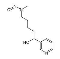 5-(METHYLNITROSAMINO)-1-(3-PYRIDYL)-1-PENTANOL structure