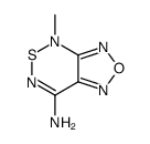 4-methyl-[1,2,5]oxadiazolo[3,4-c][1,2,6]thiadiazin-7-amine结构式
