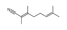 2,3,7-trimethyl-2,6-octadiene nitrile Structure