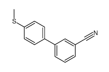 4-(甲基硫代)-[1,1-联苯]-3-甲腈结构式
