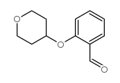 2-(Tetrahydro-2H-pyran-4-yloxy)benzaldehyde Structure