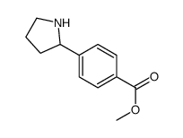 4-吡咯烷-2-苯甲酸甲酯结构式