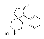 1-Phenyl-1,8-diazaspiro[4.5]decan-2-one hydrochloride (1:1) Structure