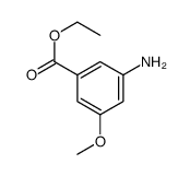 Ethyl 3-amino-5-methoxybenzoate结构式