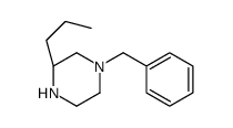 (R)-1-苄基-3-丙基哌嗪结构式
