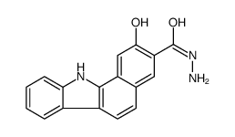 2-hydroxy-11H-benzo[a]carbazole-3-carbohydrazide Structure