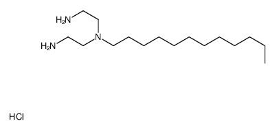 N'-(2-aminoethyl)-N'-dodecylethane-1,2-diamine,hydrochloride Structure