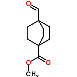 4-甲酰基二环[2.2.2]辛烷-1-甲酸甲酯结构式
