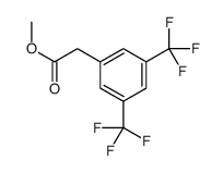 3,5-双(三氟甲基)苯基乙酸甲酯结构式