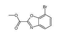 7-溴苯并[d]噁唑-2-羧酸甲酯结构式