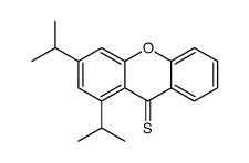 1,3-di(propan-2-yl)xanthene-9-thione结构式