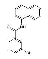 3-chloro-N-(naphthalen-1-yl)benzamide Structure