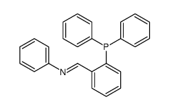 1-(2-diphenylphosphanylphenyl)-N-phenylmethanimine结构式