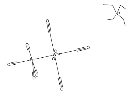 {Et4N}2{iron(tungsten)(carbonyl)9}结构式