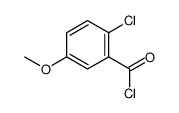 2-氯-5-甲氧基-苯甲酰氯结构式