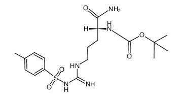 Boc-D-Arg(Tos)-NH2 Structure