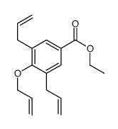 ethyl 4-prop-2-enoxy-3,5-bis(prop-2-enyl)benzoate结构式