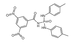 3,5-Dinitro-benzoesaeure-<(di-p-toluidino-phosphono)-amid>结构式