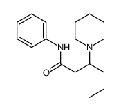 N-phenyl-3-piperidin-1-ylhexanamide结构式