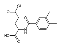 3,4-dimethyl-N-benzoyl-DL-glutamic acid Structure