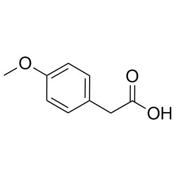 4-甲氧基苯乙酸结构式