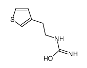 2-thiophen-3-ylethylurea结构式