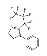 2-(全氟丙基)-1-苯基-4,5-二氢-1H-咪唑结构式