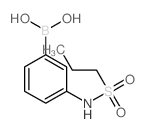 3-(丙基磺酰胺)苯硼酸结构式
