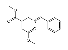 dimethyl 2-((benzylideneamino)methyl)succinate Structure