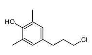 4-(3-chloropropyl)-2,6-dimethylphenol结构式