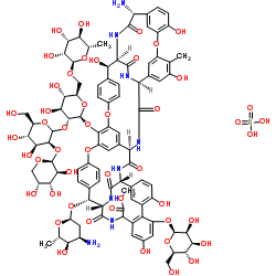 硫酸瑞斯托菌素A结构式