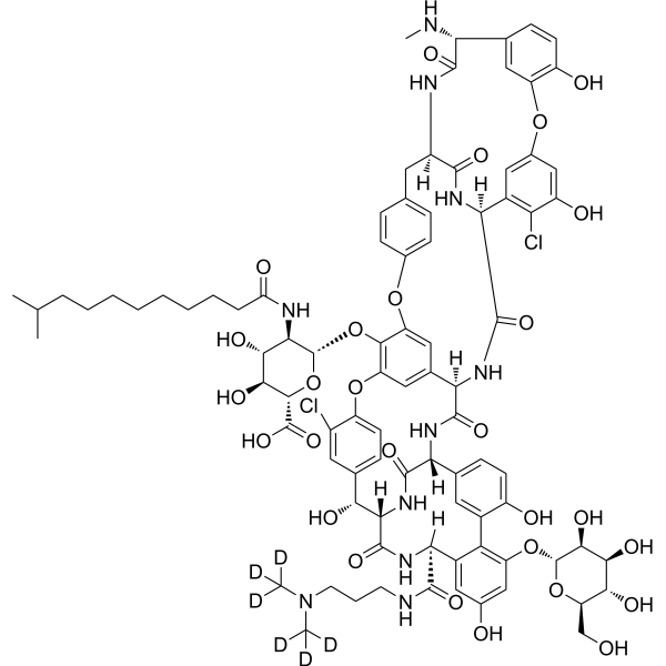Dalbavancin-d6 Structure