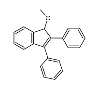 1-Methoxy-2,3-diphenyl-1H-indene Structure