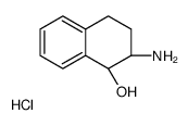 (1S,2S)-反式-2-氨基-1,2,3,4-四氢-1-萘酚 盐酸盐结构式
