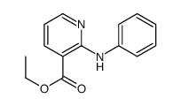 3-Pyridinecarboxylic acid, 2-(phenylamino)-, ethyl ester结构式
