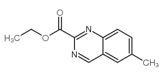 6-甲基-2-喹唑啉羧酸乙酯结构式