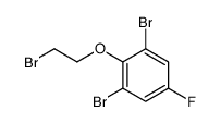 1,3-Dibromo-2-(2-bromoethoxy)-5-fluorobenzene Structure