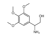 2-氨基-2-(3,4,5-三甲氧基苯基)乙醇结构式